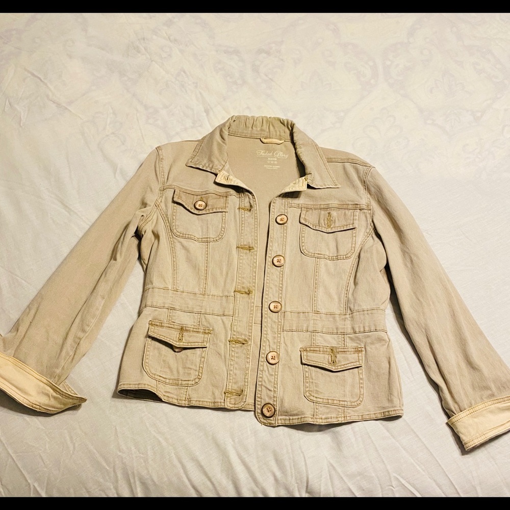 Denim style jacket